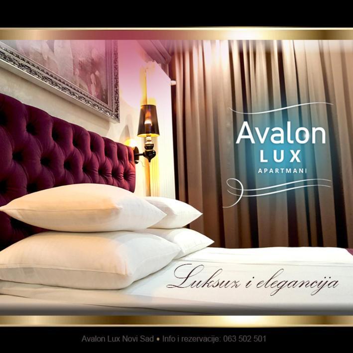 Avalon Lux Studio Apartment Новий Сад Екстер'єр фото